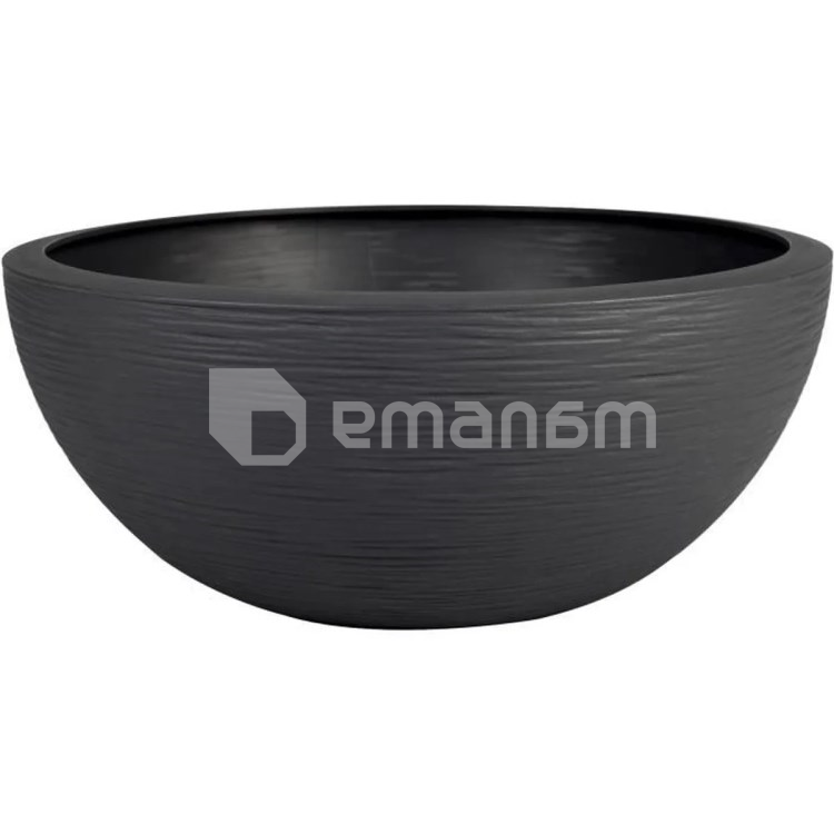 ქოთანი პლასტმასი EDA Plastiques VASQUE GRAPHIT 40 X 16,5სმ 14,9ლ
