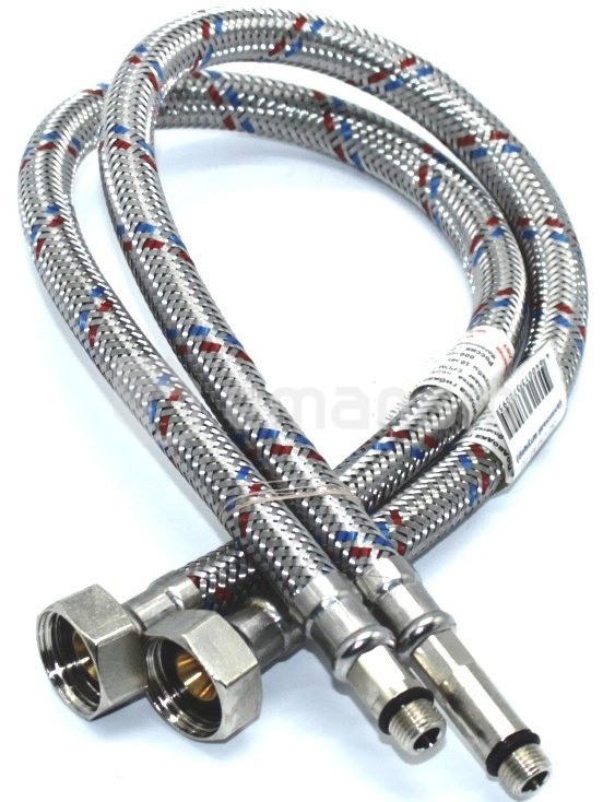 შლანგი მოქნილი, ლითონი.KOPANO  3/4 RX 1/2 N 50 სმ.