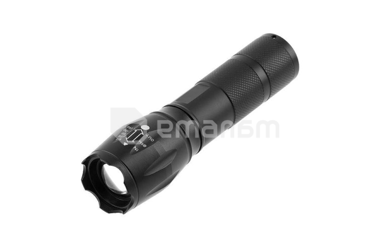 ფანარი GTV LED SOS zoom 3 AAA შავი 5W 1.5 V 300lm 6400K 200m IP44