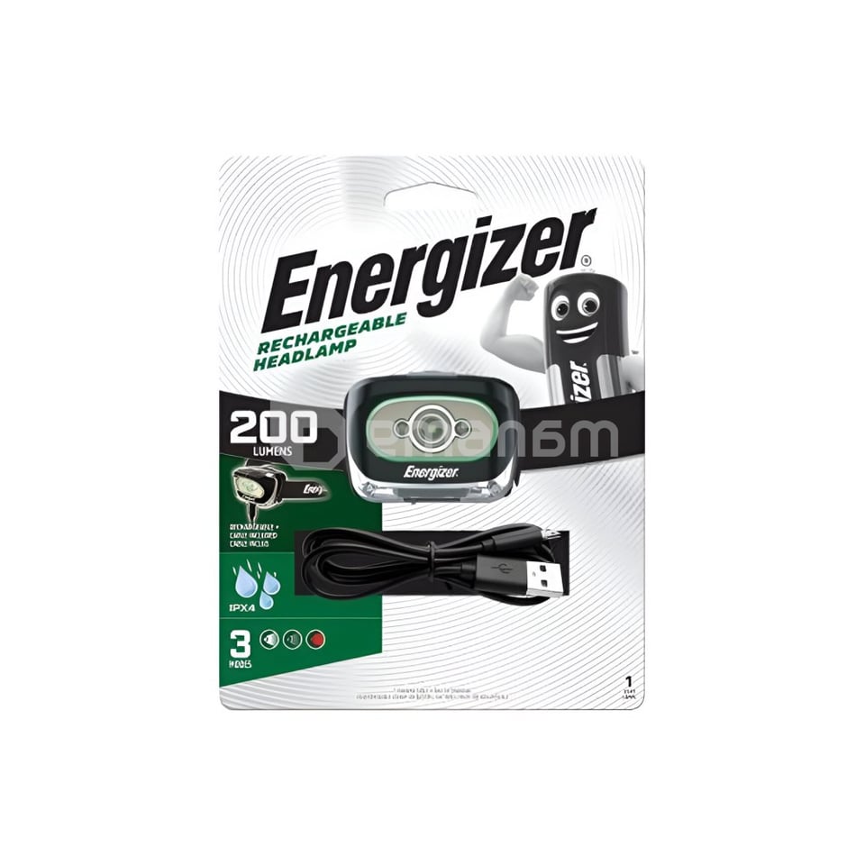 ფარანი თავის Energizer 200Lm Rechargeable Headlight 6921