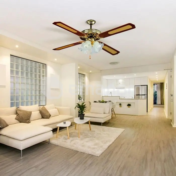 ჭაღი-ვენტილატორი V-TAC LED 4xE27 7921 55W