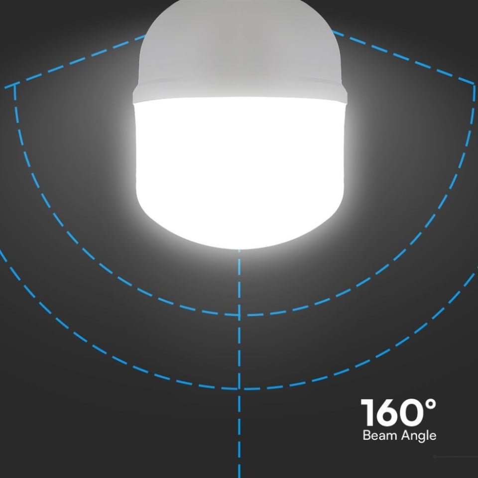 ნათურა LED V-TAC 23577 T160 E27 60W 6500K