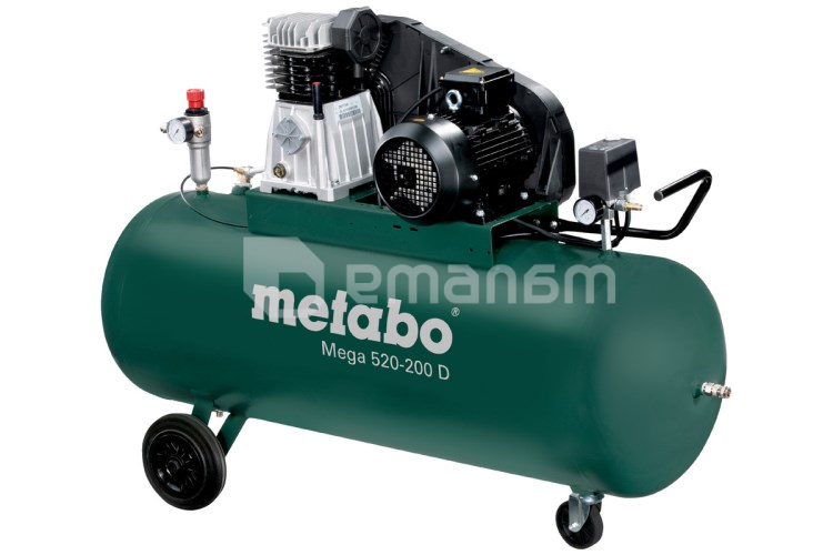 კომპრესორი Metabo MEGA 520-200 D 3000W (601541000)