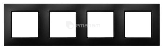 ჩარჩო Ospel Aria R-4U/33 4 განყოფილებიანი შავი