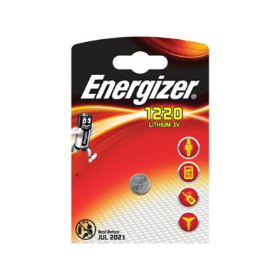 1522 Energizer CR1220 ლითიუმ ელემენტი-ღილაკი, 1ც შეკრა, 1220-BP1