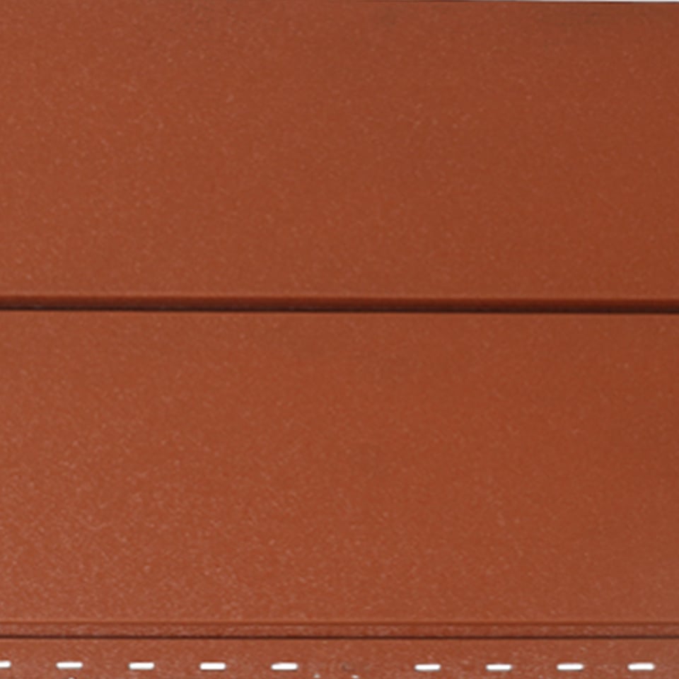 154-იანი ფერადი თუნუქის საიდინგი 0.50X340  ხაოიანი RAL 8004 NOVA