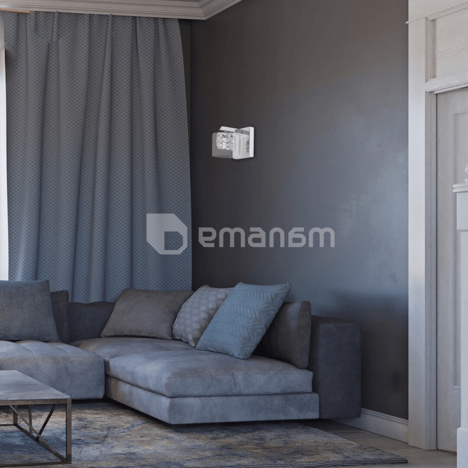 ბრა Rabalux DUCHESS LED 1 G9 h150 L120 ქრომი გამჭირვალე 3113