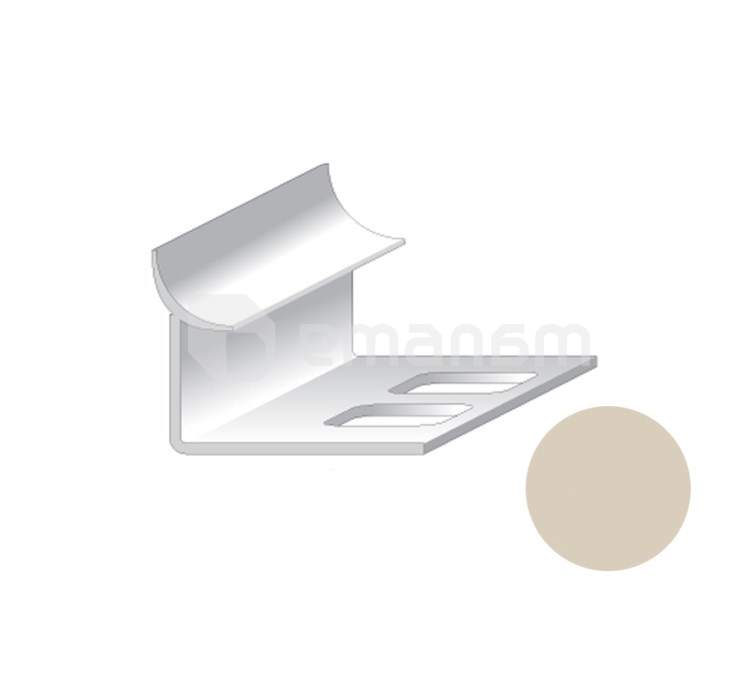 შიდა კუთხე ფილის Salag PVC 9/2500 მმ სპილოს ძვლისფერი