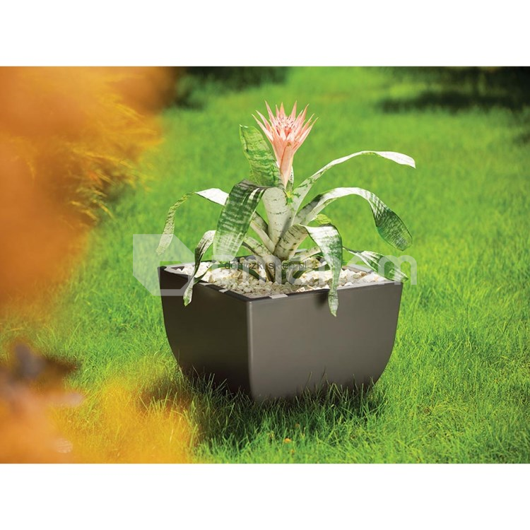 პლასტმასის ქოთანი FORM PLASTIC Muna square 2733-014 Ø30 ანტრაციტი