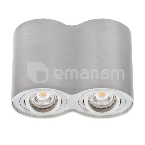 დაუნლაითი მბრუნავი Kanlux BORD DLP-250-AL GU10 2x MAX 50W