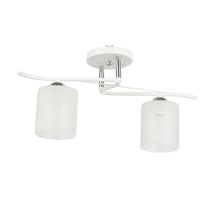 ჭაღი Bella Mita E27 2 6292-2 WH+CR თეთრი ქრომი