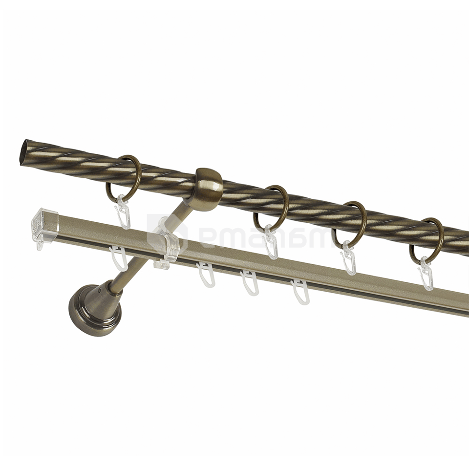 კარნიზი ლითონის Delfa СМ-2408/200/1Ш