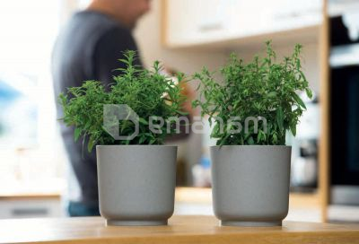 ქოთანი ყვავავილის FORM PLASTIC Satina Eco 15 თეთრი 4381-011