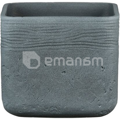 ქოთანი ყვავავილის კერამამიკული Scheurich DARK STONE  18/989 UEBERTOEPFE