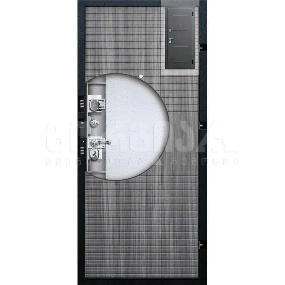 ლითონი კარი FL-28 2200*960 ტაბაკო მეტალი/მდფ