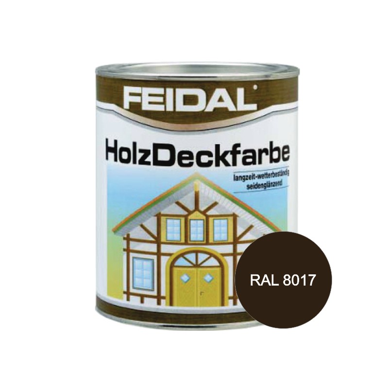 აკრილის საღებავი HOLZDECKFARBE ყავისფერი 0.750 ლ