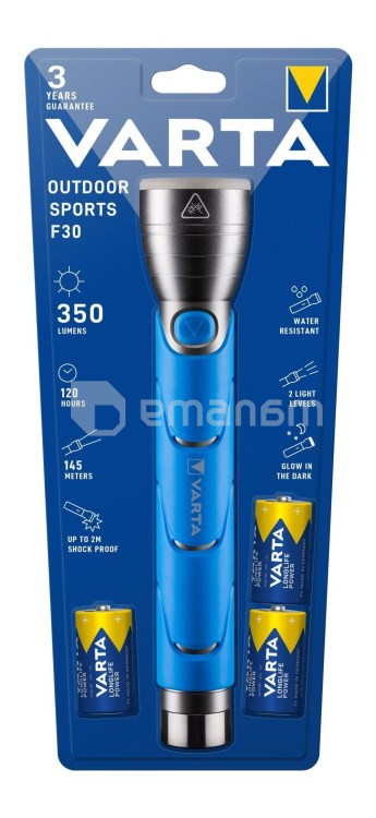 შუქდიოდური ფანარი Varta F30 5W