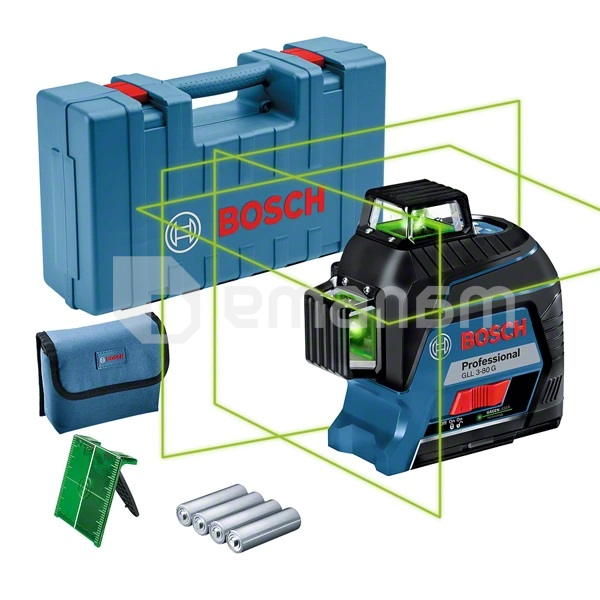 ლაზერული ნიველირი Bosch GLL 3-80 G professional (0601063Y00)