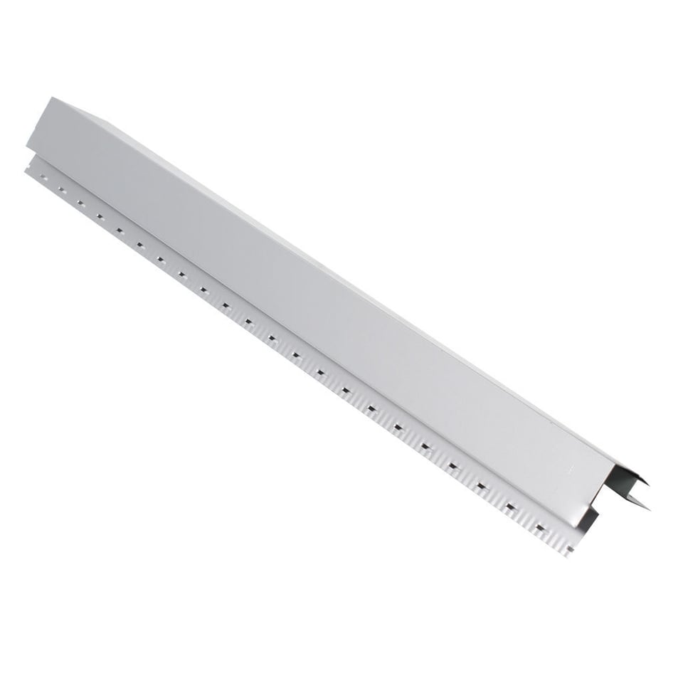 საიდინგის გარე კუთხის პროფილი  0.50X274 პრიალა RAL 9006 NOVA