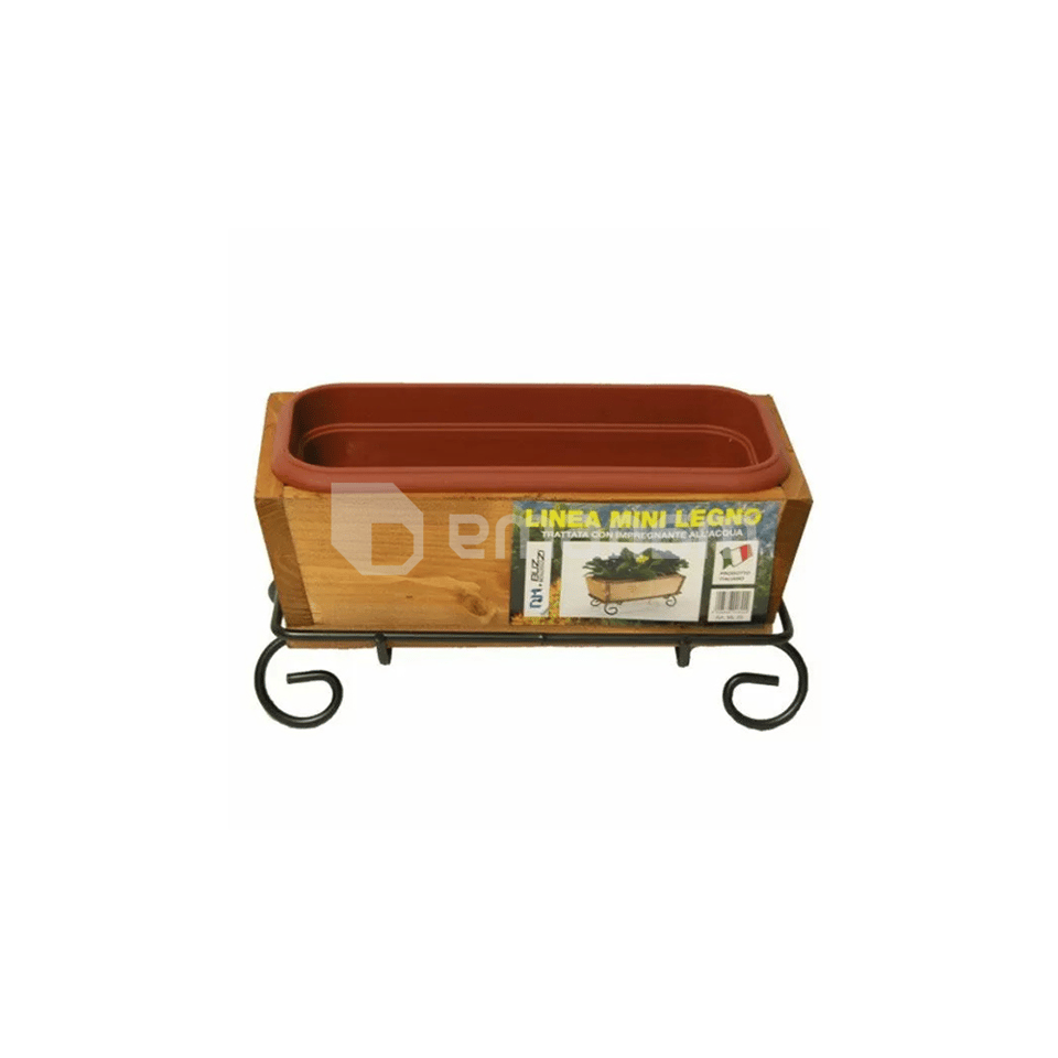 ყვავილების საკიდი ხის MINILEGNO 35x14x16 სმ