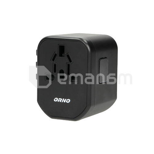 დამტენი უნივერსალური ORNO 2 USB 5В 2.4А 100-240V GOworld