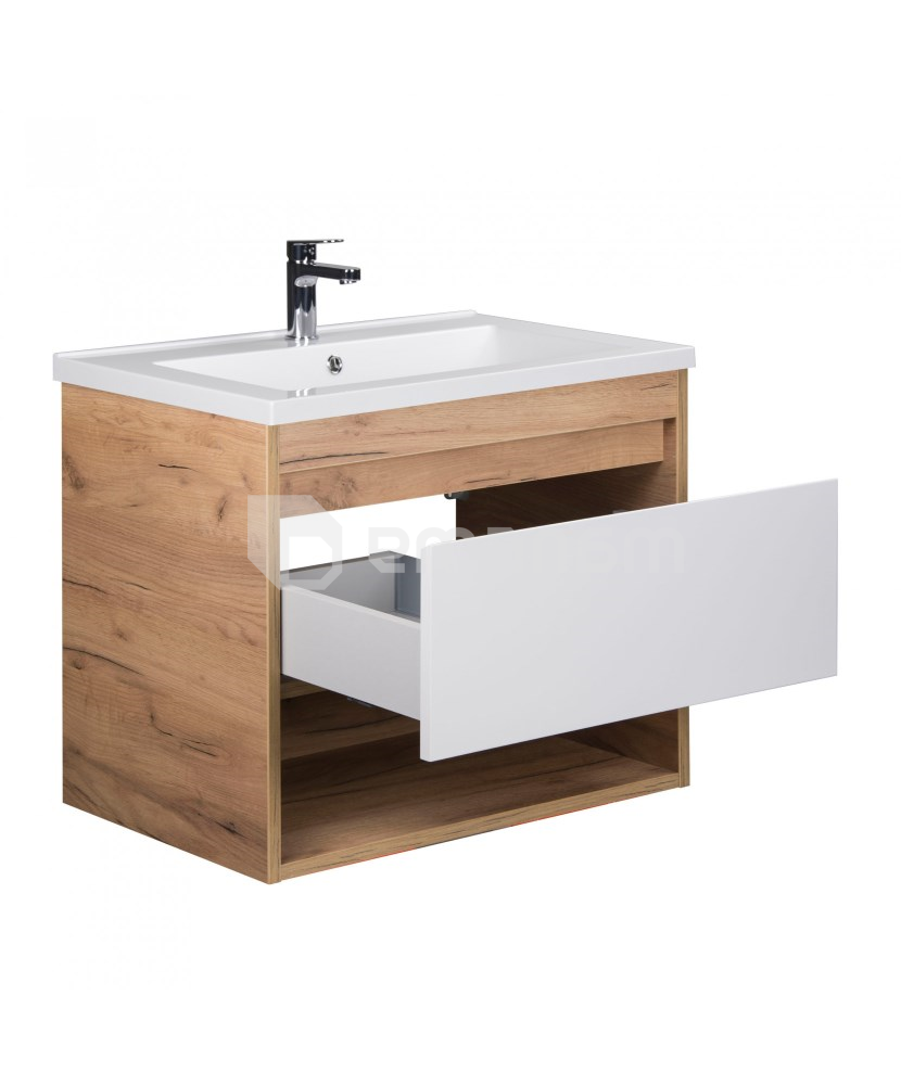 აბაზანის ტუმბო ხელსაბნით Oslo wood 70-A Cosmo 70 სმ