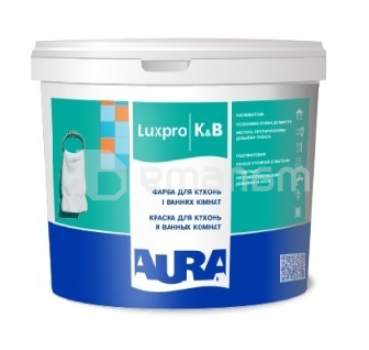 საღებავი სამზარეულოსთვის და აბაზანისთვის Eskaro Aura Luxpro K&B 1 ლ