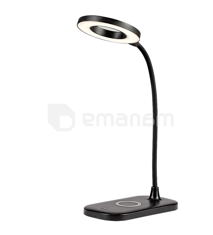 მაგიდის სანათი Rabalux Hardin 5W 2700 6000K USB შავი თეთრი 74013