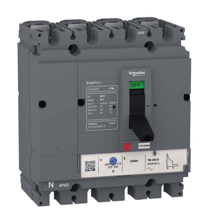 ავტომატური ამომრთველი Schneider Electric 4Р C125 36кА curve