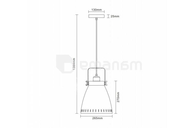 საკიდი Camelion new york pl-428l С73 1х E27 MAX 60W