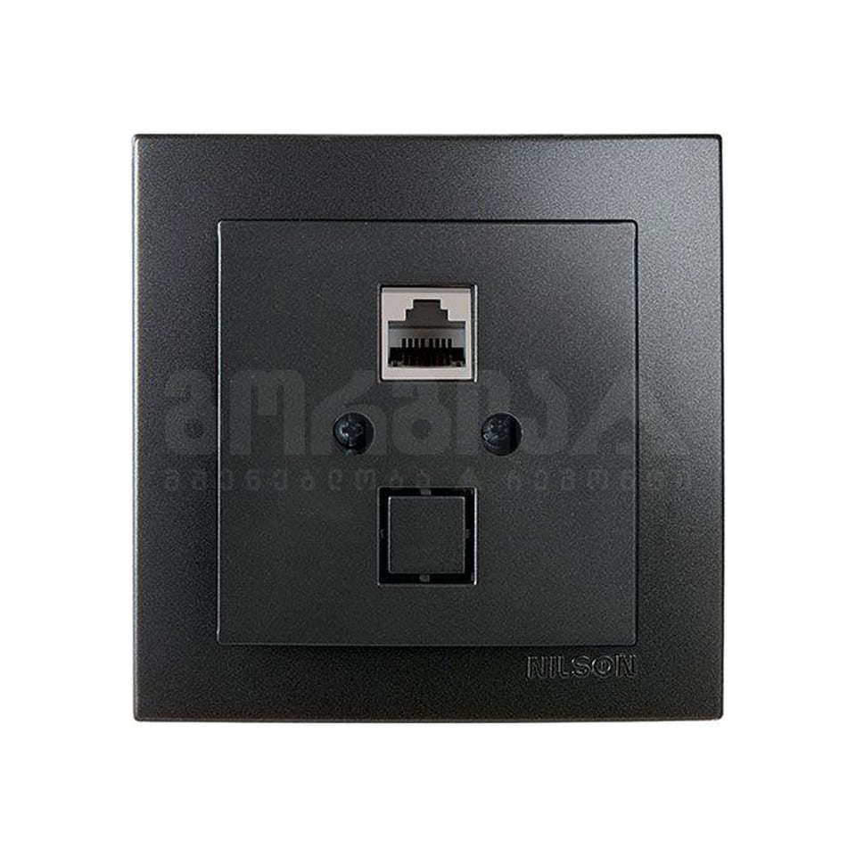 როზეტი ინტერნეტის CAT5 touran black - 24221044