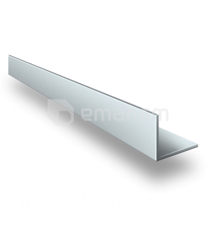 კუთხე ალუმინის PilotPro 40х10х2 (1,0მ) ვერცხლი