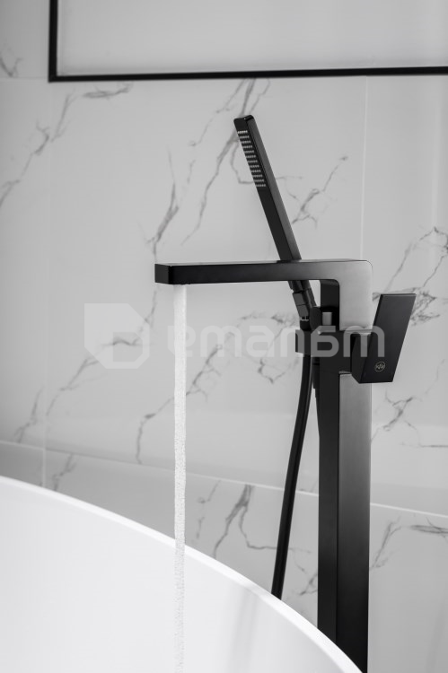 დასადგამი შემრევი აბაზანისათვის KFA Logon შავი