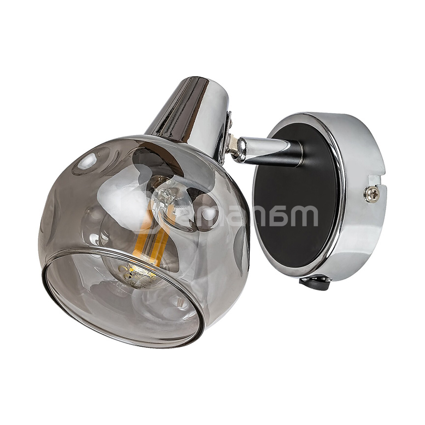 სპოტი Rabalux TAMARA 1 Е14 h125 L100 ქრომი კვამლისფერი 5346