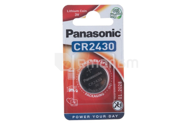 ლითიუმის ელემენტი Panasonic CR2430 3V
