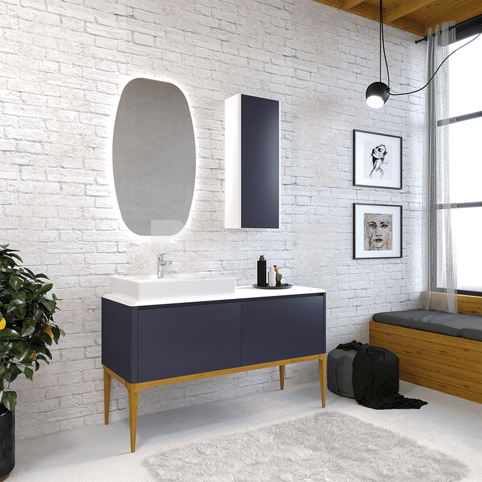 სარკე Denko Selanik 65 Turquoise Blue