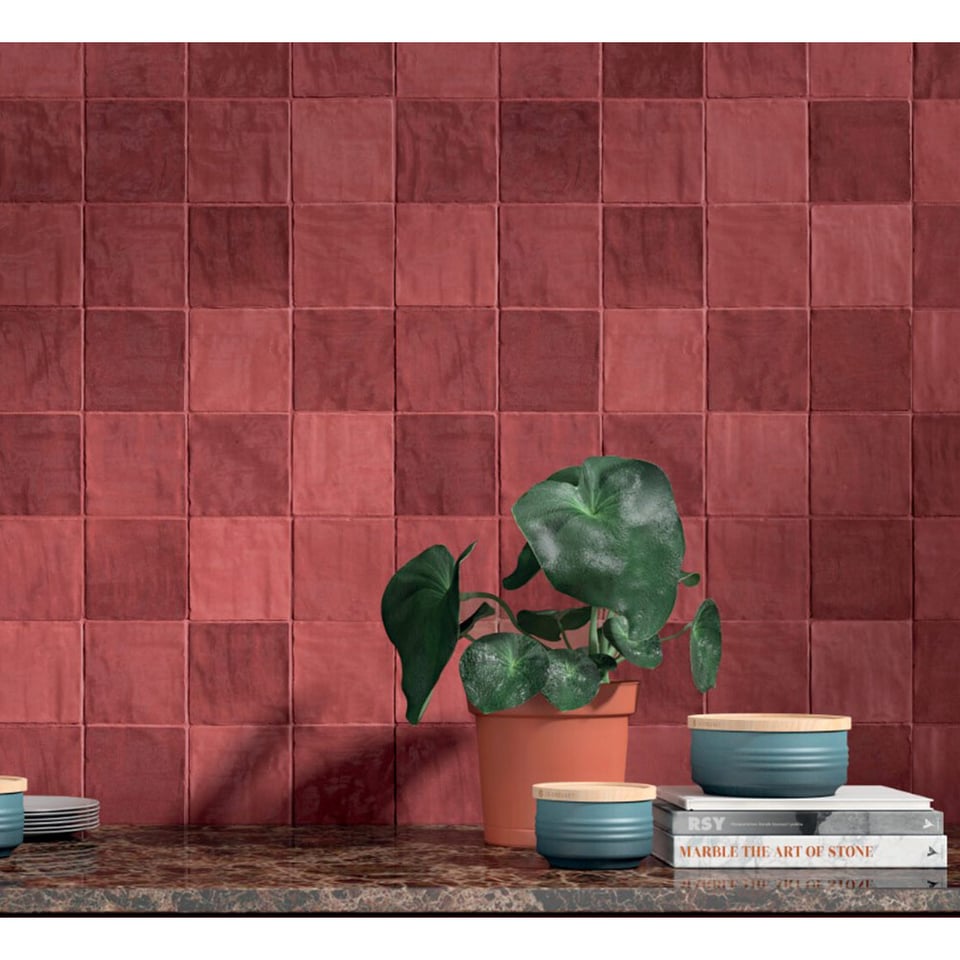 კაფელი 10X10 Riad Red