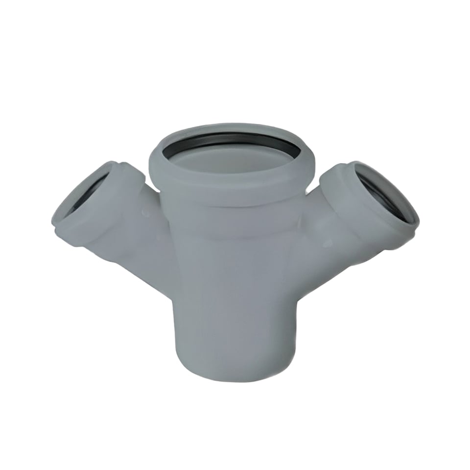 ჯვარედინი  125*75 45 +GF+ (PVC)