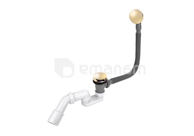 აბაზანის სიფონი Tycner  Gold Click-Clack