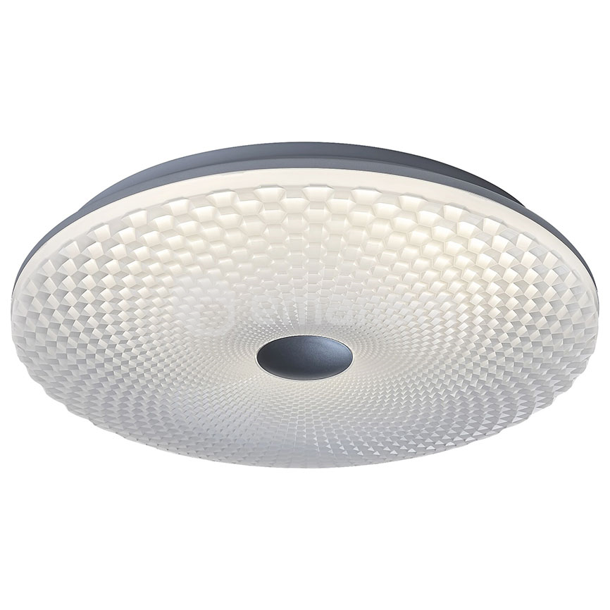 სანათი ჭერის Rabalux Galeti2 24W 4000K 1900Lm IP20 71184 Ø400 თეთრი ვერცხლისფერი