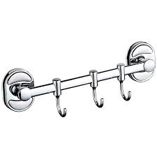 პირსახოცის საკიდი მოძრავი 3 კაუჭით FRAP F1915-3 Chrome