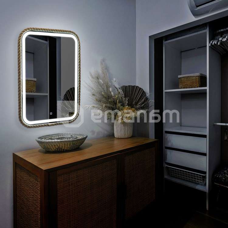 სარკე სენსორული ჩამრთველით Silver Mirrors Galeon 550х800