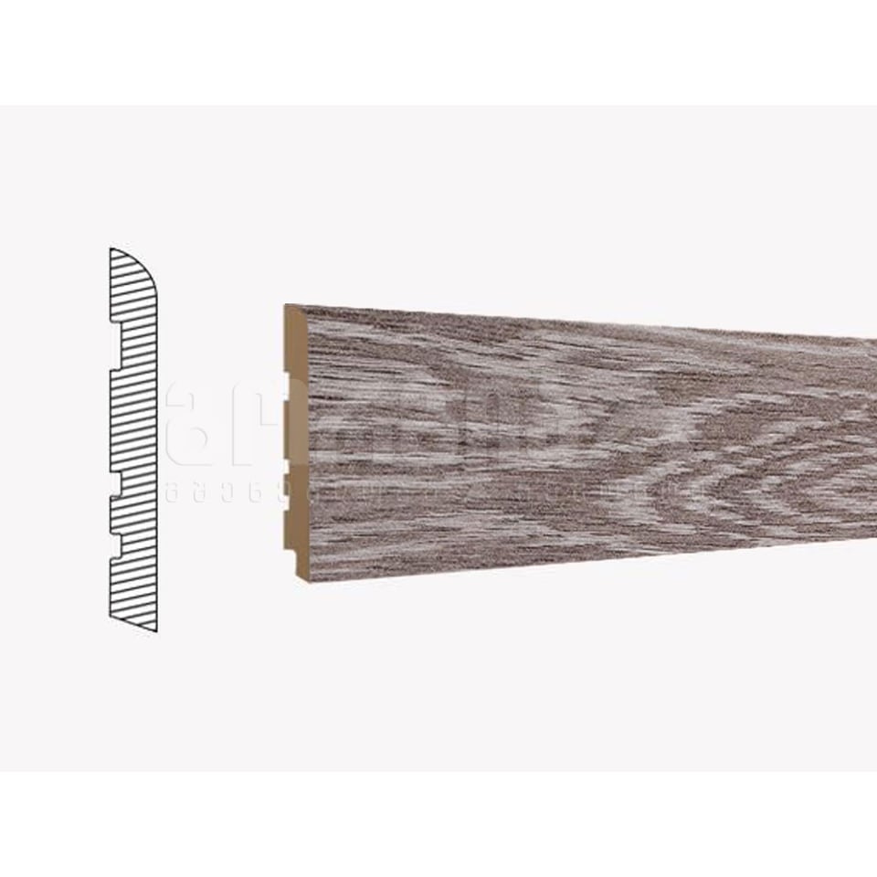 პლინტუსი მდფ  8სმ Bergamo