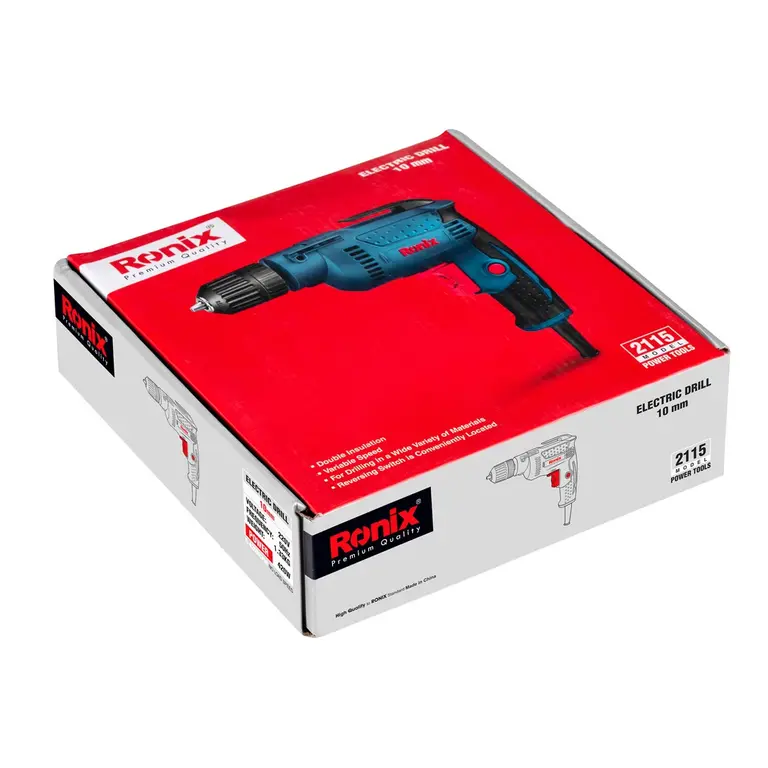 ელექტრო ბურღი-სახრახნისი Ronix-2115 420w