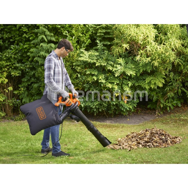 მტვერსასრუტი ბაღის Black+Decker BEBLV260-QS 2600W