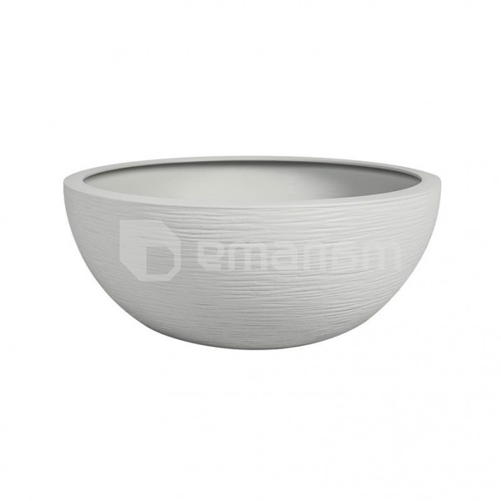 ქოთანი პლასტმასის EDA Plastiques VASQUE GRAPHIT UP DIAM 40x16,5სმ 14,9ლ
