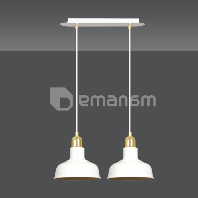 საკიდი EMIBIG Ibor 2 E27 2x MAX 60W თეთრი