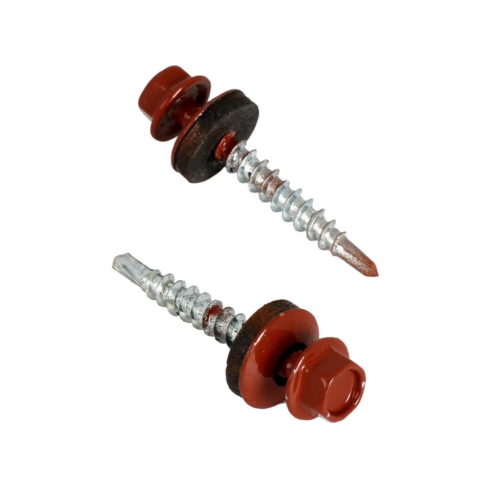 თვითმჭრელი ხრახნი ხისთვის 4.8X35 RAL 8004