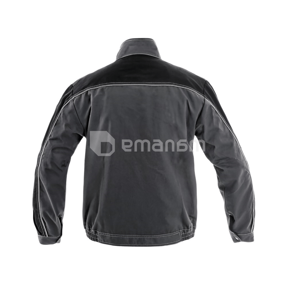 სამუშაო ქურთუკი ნაცრისფერი შავი ჩანართებით American Safety ASOGBS-J M