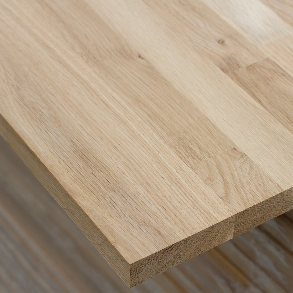 ავეჯის დაფა ECOWOOD მუხა ხარისხი AB 20x600x3000 მმ ბუნებრივი ხისფერი